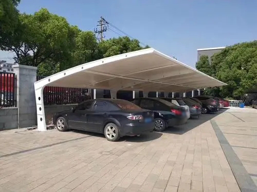 麦盖提县膜结构汽车停车棚